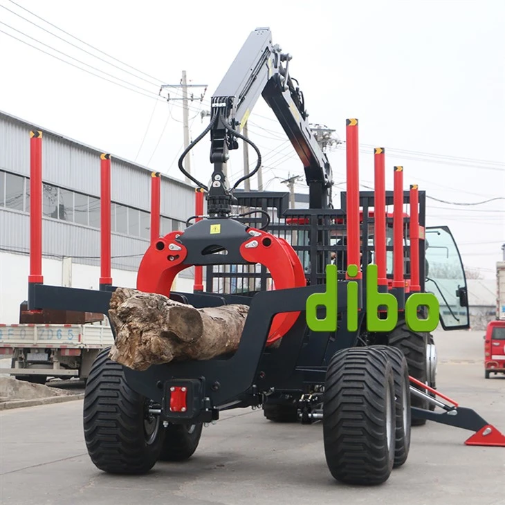 16tons Forestry Trailer With Grapple