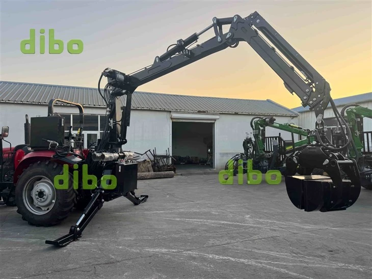 3 Point Hitch 7m Timber Crane factory