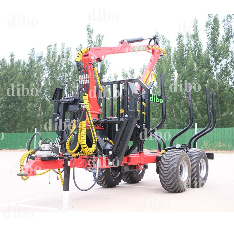 telescopic timber trailer