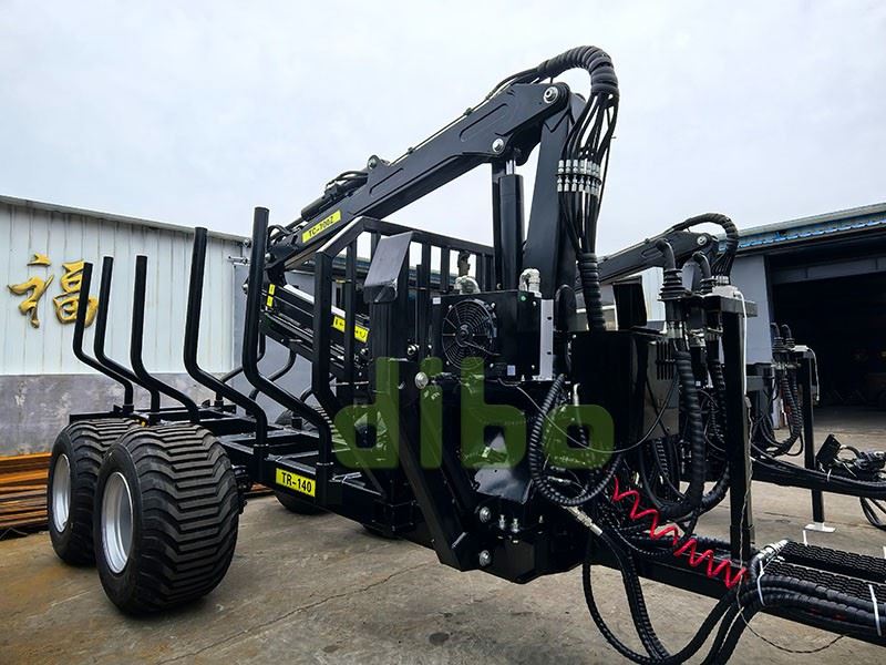 7m Timber Crane With 14ton Trailer suppliers