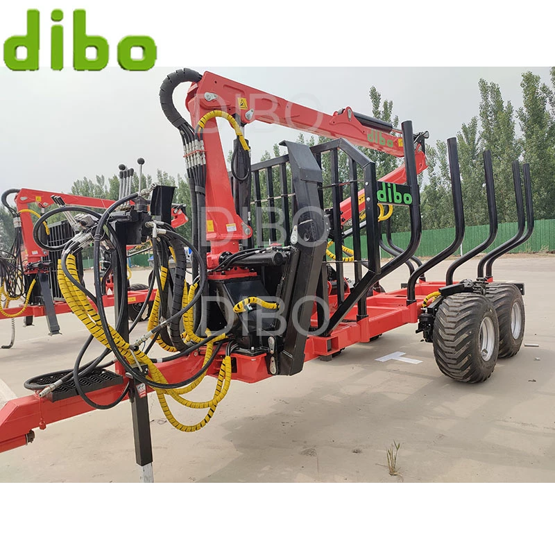 Forestry Trailer with Grapple