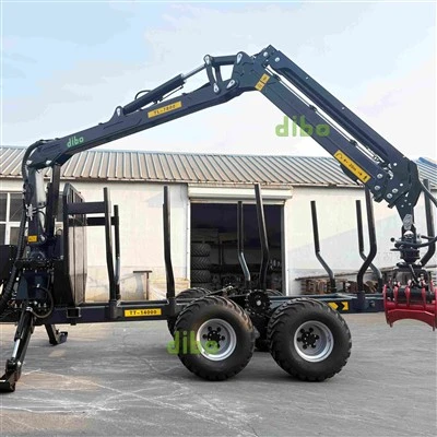 7.8m Wood Crane With Trailer