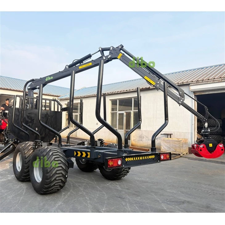 Timber Crane With 14ton 12ton Trailer manufacturers